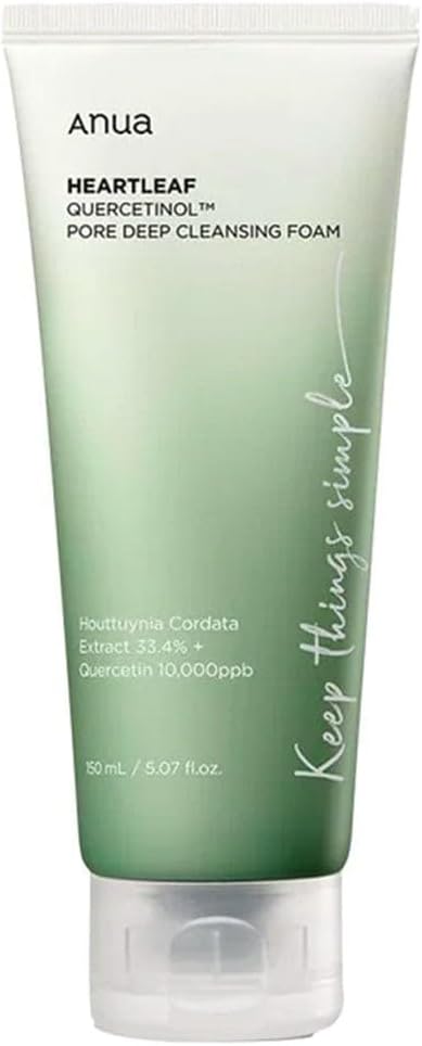 Anua Heartleaf Quercetinol Pore Deep Cleansing Foam (150ml)