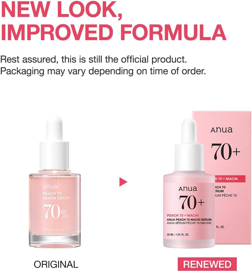 Peach 70% Niacinamide Serum – Brightening & Hydrating (30ml)