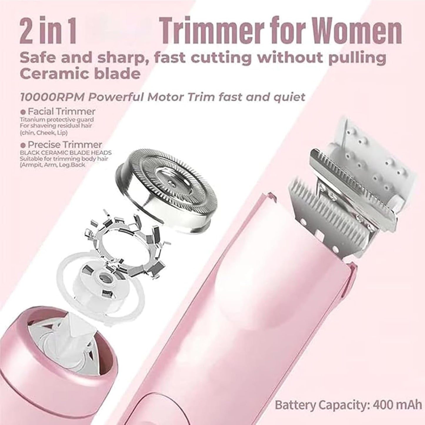 Women Dual Head Electric Shaver