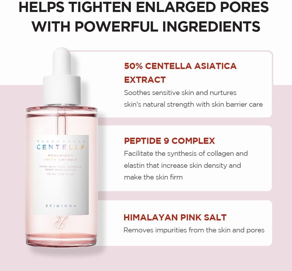 Madagascar Centella Poremizing Fresh Ampoule, 100Ml Pink