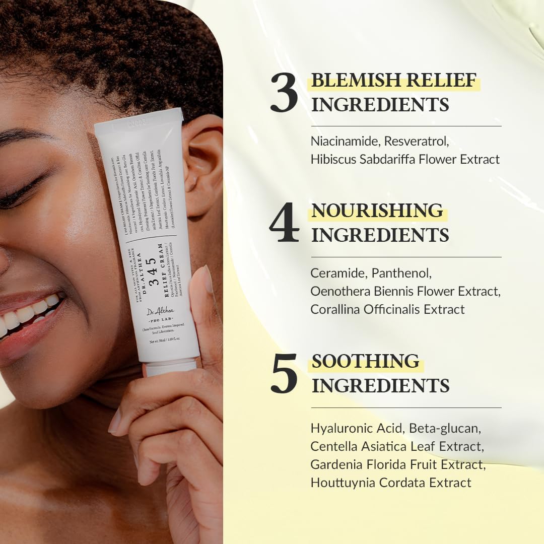 Dr. Althea Relief Cream – Daily Blemish & Moisture Care 1.69 fl oz
