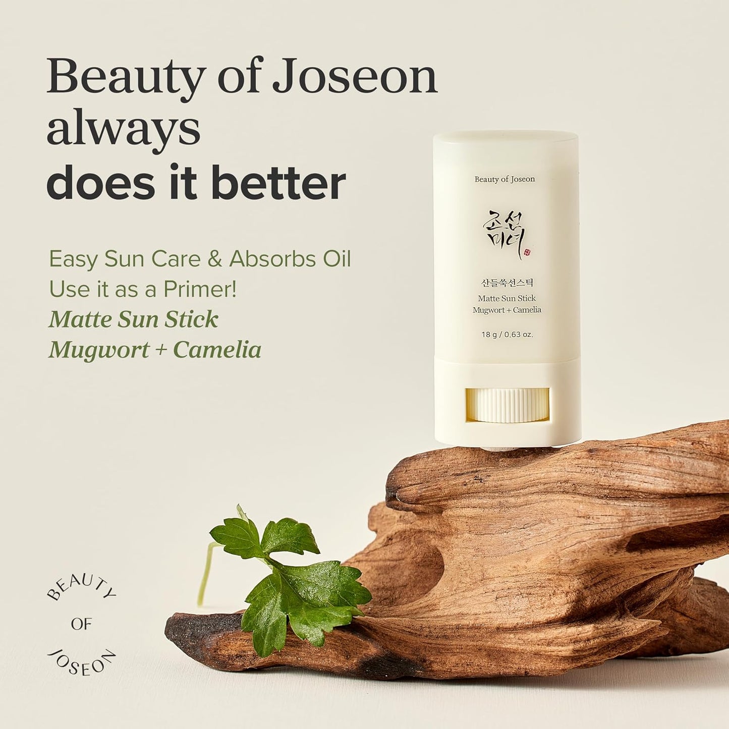 Beauty of Joseon Sun Stick – Matte Finish | SPF 50 | 18g