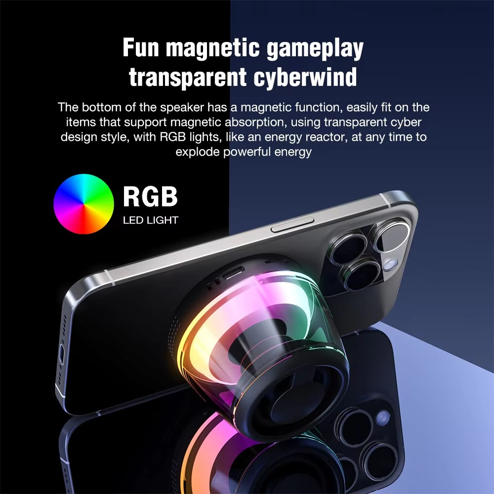 Wireless Portable Magnetic Speaker