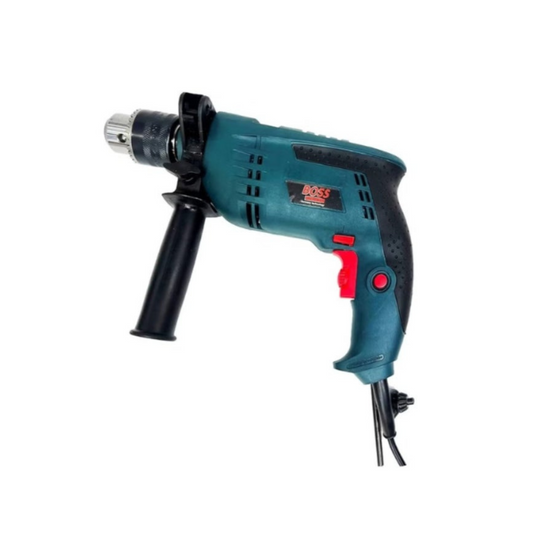 BOSS 1000W Impact Drill – 13mm Heavy-Duty with Key