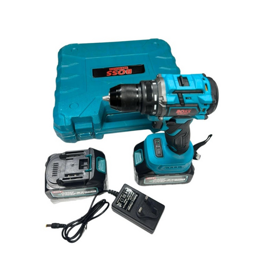 BOSS 118V Cordless Drill – Dual Battery, LED & Variable Speed