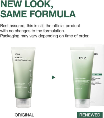 ANUA Heartleaf Cleanser – Pore Care & Hydrating Foam | 150ml