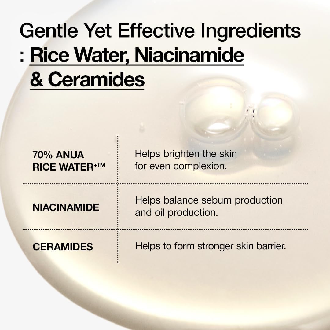 ANUA Rice 70 Toner – For Glass Skin & Glow (250ml)