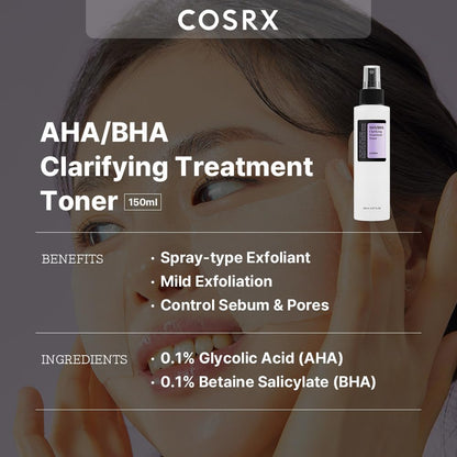 Cosrx Aha/Bha Clarifying Treatment Toner 150 Ml