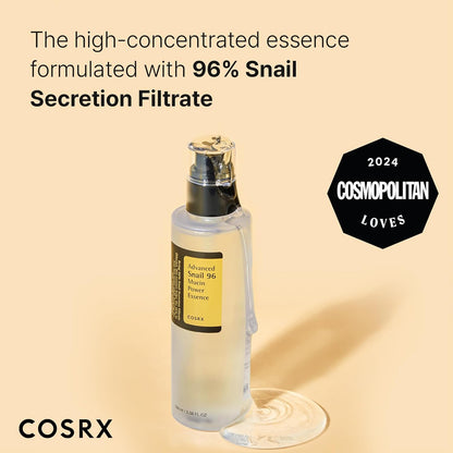 Snail Mucin Essence 96 – 100ml | For Hydrated & Radiant Skin