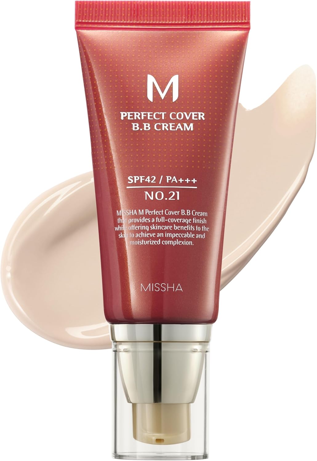 MISSHA BB Cream No.21 – Light Beige SPF 42 -1.69 Fl Oz