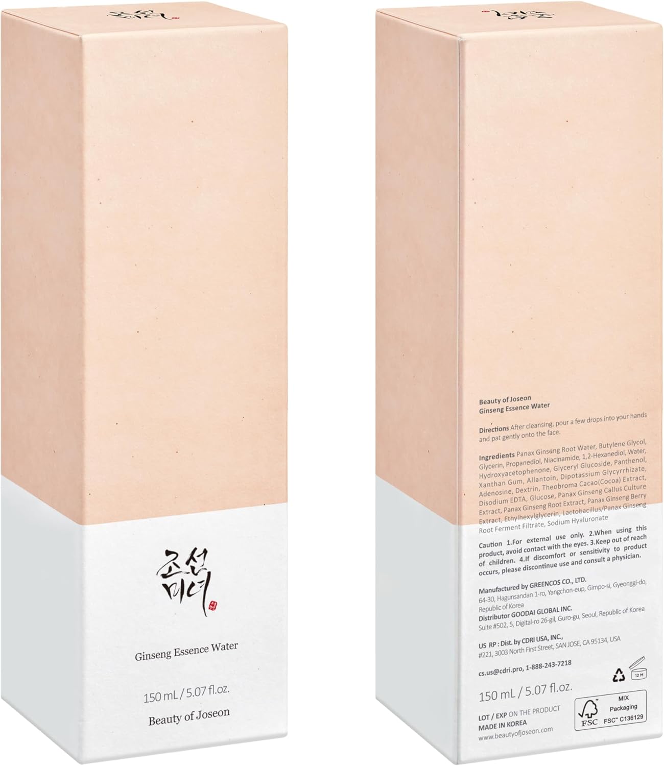 Beauty of Joseon Ginseng Toner – Radiant Skin 150ml
