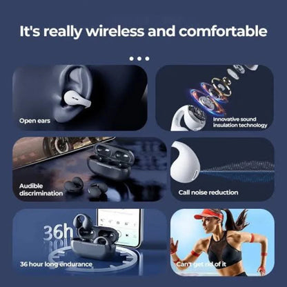 Wireless Bone Conduction Earcuffs