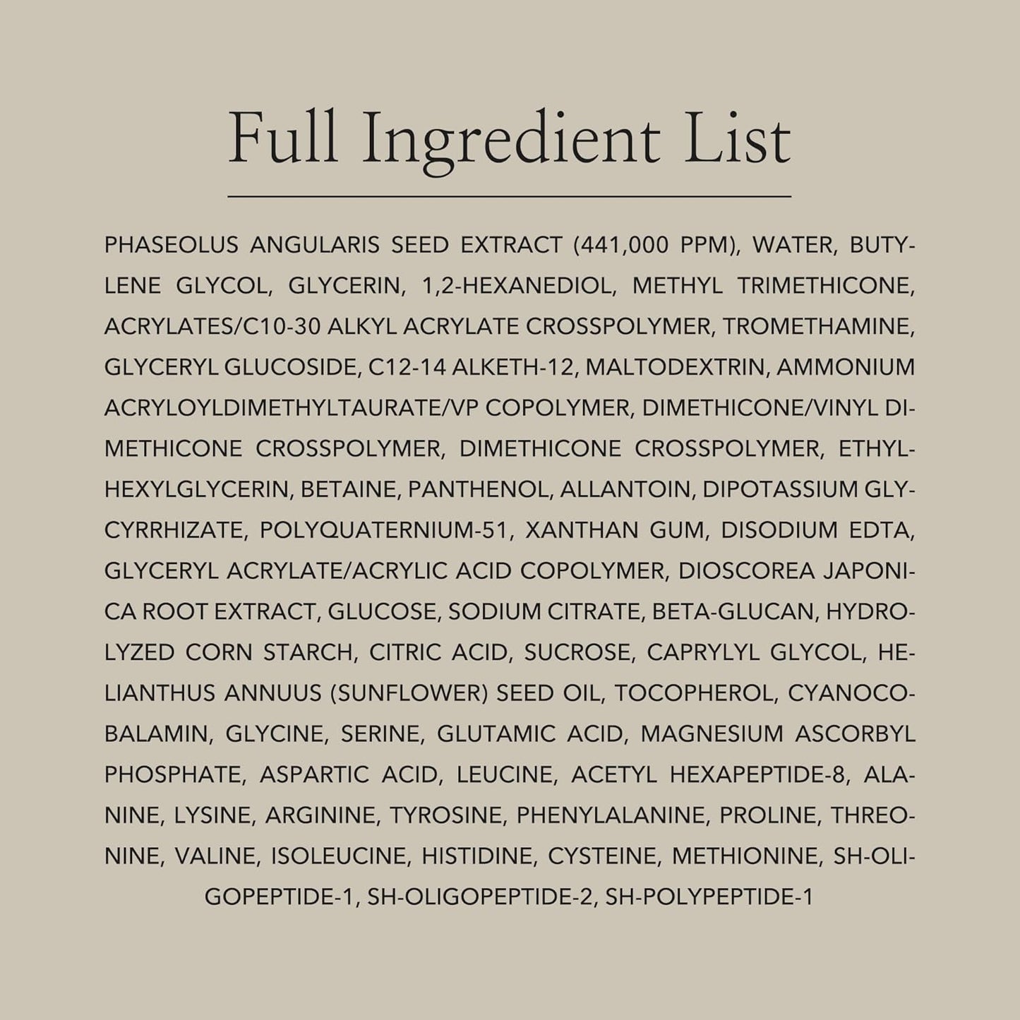 Red Bean Gel Moisturizer – Peptide Boost 100ml