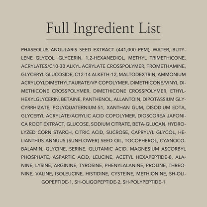 Red Bean Gel Moisturizer – Peptide Boost 100ml