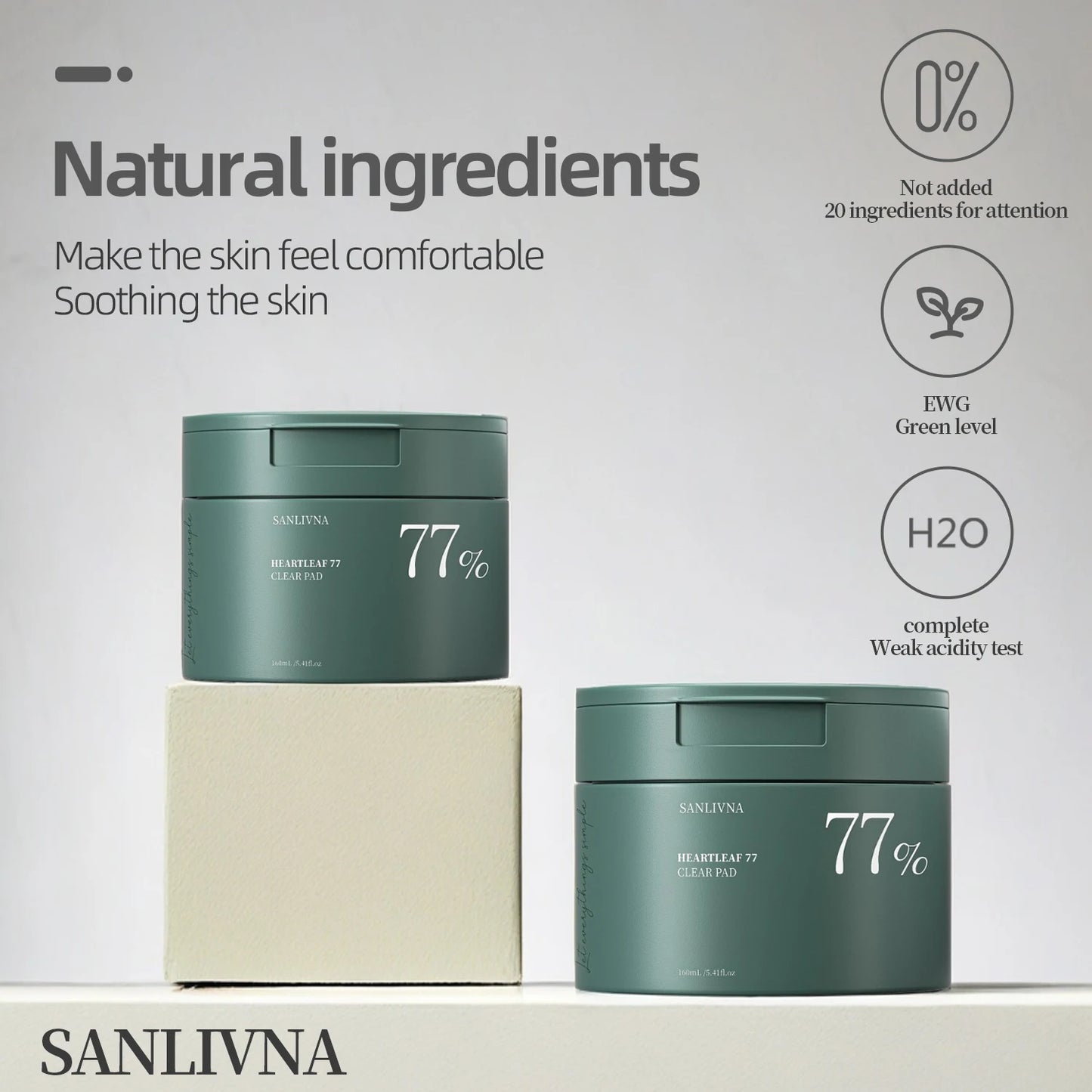 ANUA Heartleaf 77 Toning Pads (160ml)