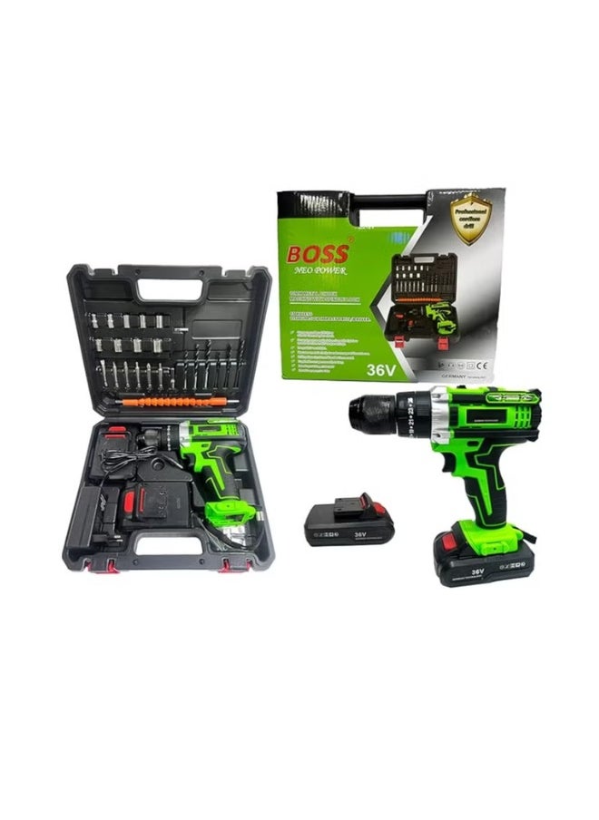 BOSS Neo Power 36V Cordless Drill – With Battery & Tool Kit